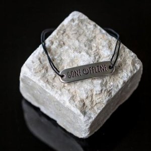 Armbändchen „Gone Offline“ 36x10mm