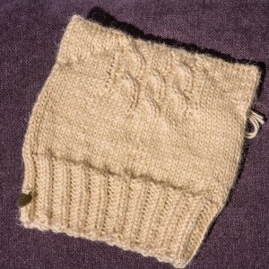 Alpaka Kittyhat für Kinder hellgelb