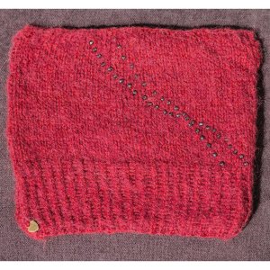 Alpaka Kittyhat weinrot