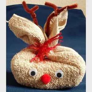 Rudolph/Rentier mit Seifenkern