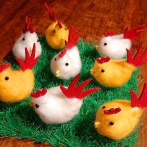 Ostergeschenke gefilzt