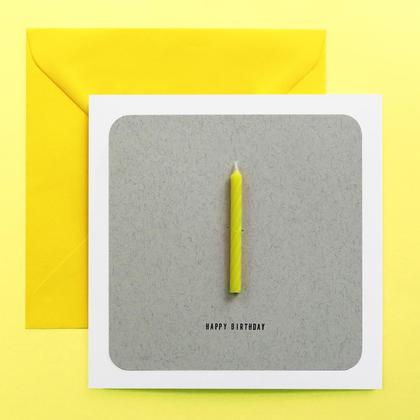 GEBURTSTAGSKERZE Geburtstagskarte mit echter Kerze - Image 3