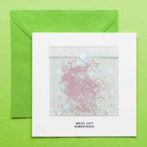 KRESSE STATT BLUMENSTRAUSS Grußkarte