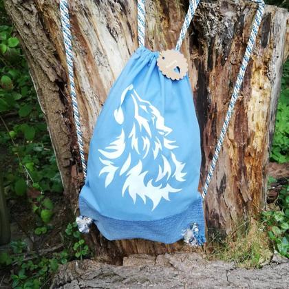 Upcycling Turnbeutel "Wolf" - Image 2