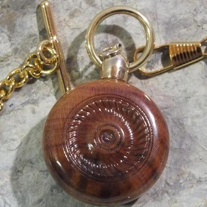 Taschenuhr aus Zwetschkenholz - Image 2