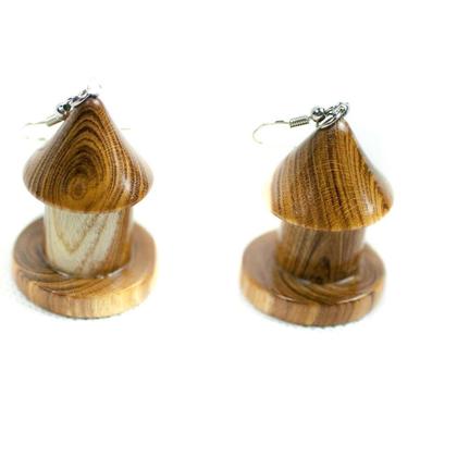 Ohrringe aus Goldregenholz - Image 2