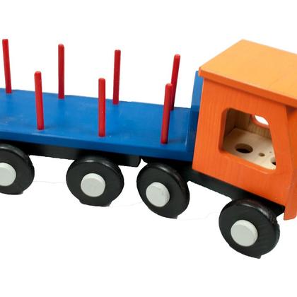 Holzspielzeug Holztransporter