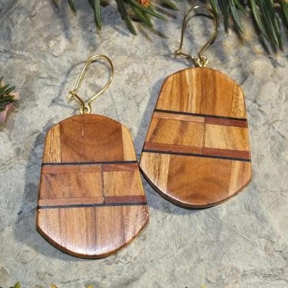 Ohrringe aus Wildkirsche