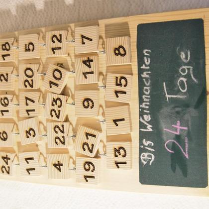 Adventkalender für die Wand