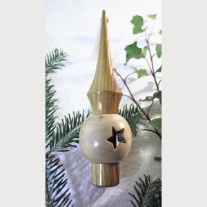 Christbaumspitze aus Holz