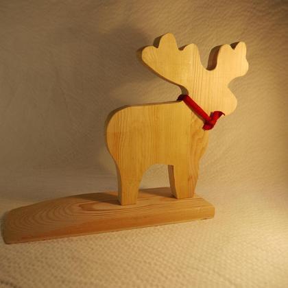 Weihnachtlicher Türstopper Elch - Image 3