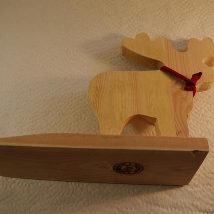 Weihnachtlicher Türstopper Elch - Image 4