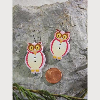 Ohrringe bunte Eulen