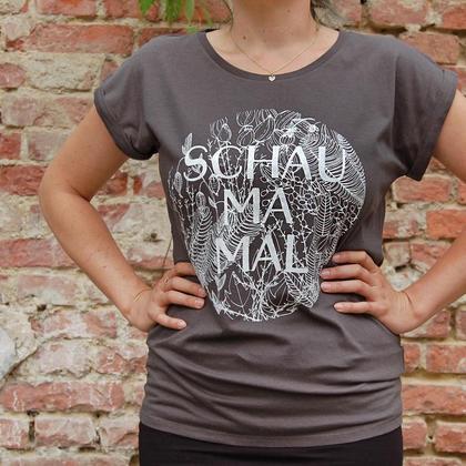 T-Shirt *Schau ma mal* grau - Image 4