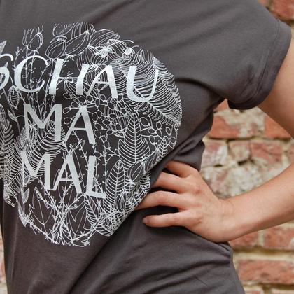 T-Shirt *Schau ma mal* grau - Image 3