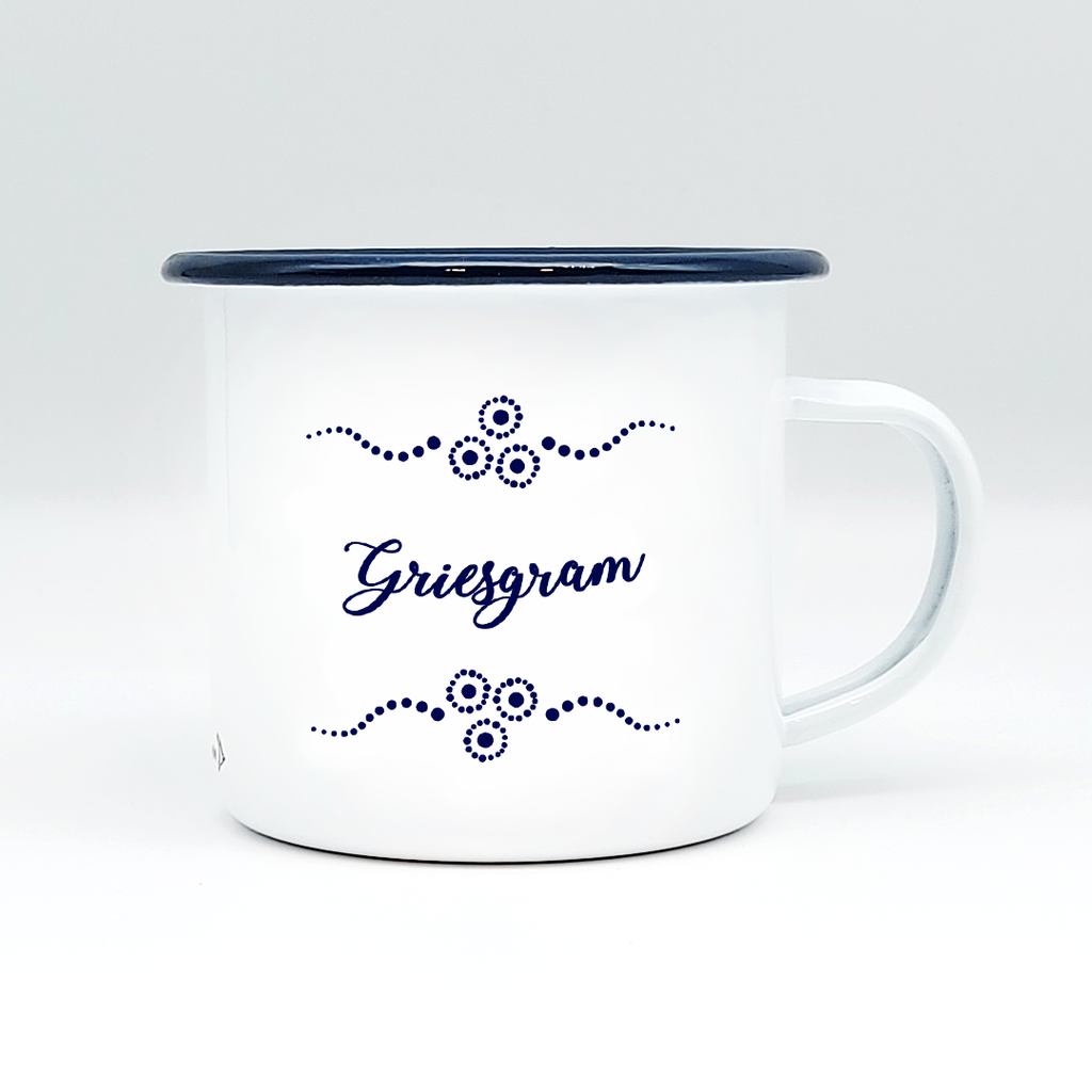 GRIESGRAM - Mundart Emaille Häferl