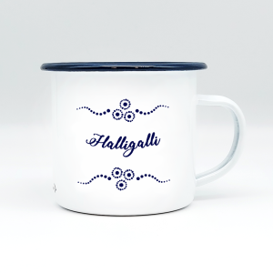 HALLIGALLI – Mundart Emaille Häferl