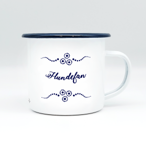 HUNDEFAN – Mundart Emaille Häferl