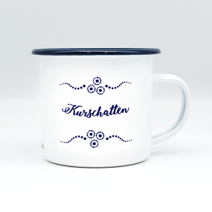 KURSCHATTEN – Mundart Emaille Häferl