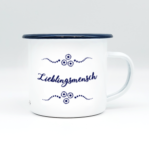 LIEBLINGSMENSCH – Mundart Emaille Häferl