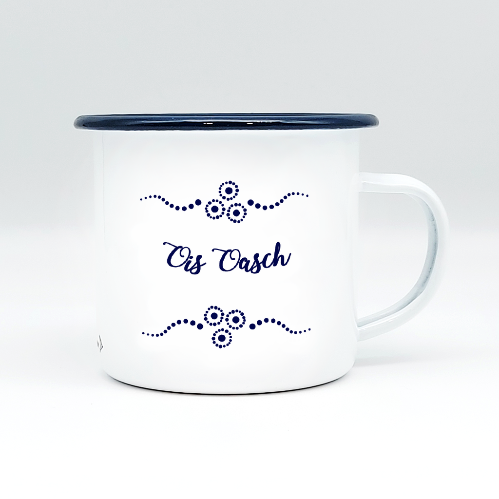 OIS OASCH - Mundart Emaille Häferl