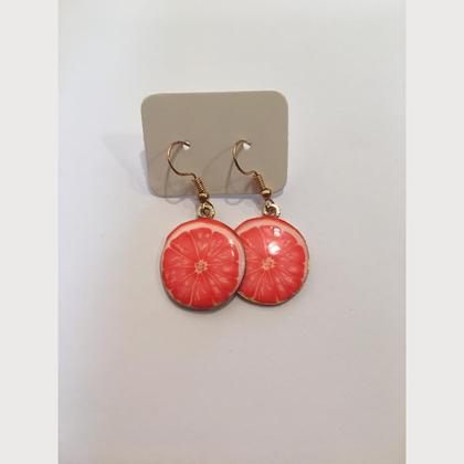 Ohrringe Blutorange