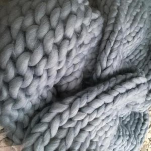 Handstrickdecke