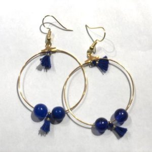 Ohrringe Bobo Blau