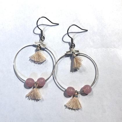 Ohrringe Bobo Zartrosa - Image 3