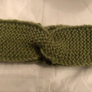 Stirnband – Turban -Glatt/verkehrt