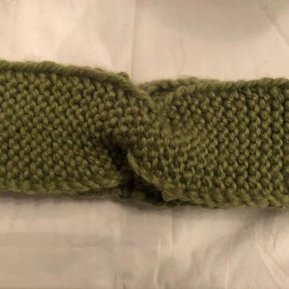 Stirnband - Turban -Glatt/verkehrt