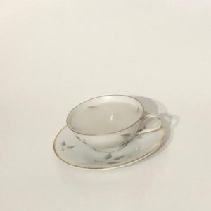 Teelicht -Tasse Blätter