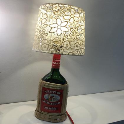 Flaschenlampe - Grappa