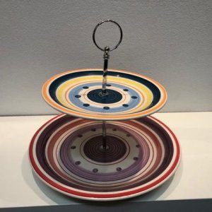 Etagere Gelb,Blau/Rot,Lila