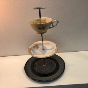 Etagere – Pastell/Schwarz