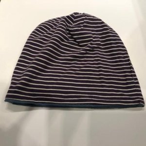 Upcycling -Beanie/Mütze – „Lila/Aqua“
