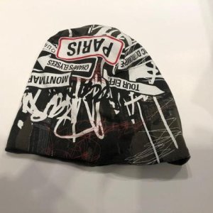 Upcycling -Beanie/Mütze – „Paris“