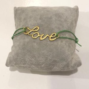 Armband – Love – Gold Antik