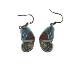 Ohrringe Schmetterlingsflügel – Blau