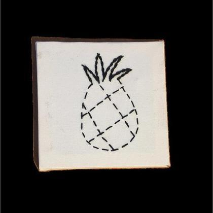 Stickbild Ananas