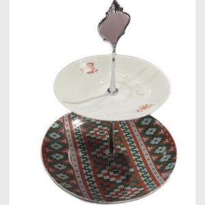 Etagere „Norweger Strick und Blümchen“