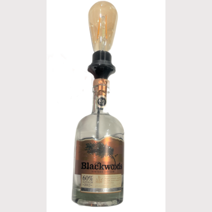 Flaschenlampe - Blackwood´s Gin