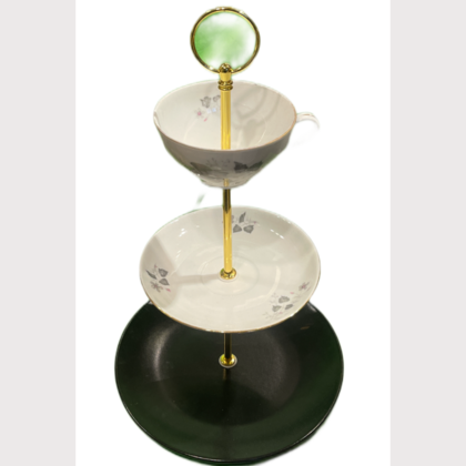 Etagere  - Schwarz/Weiß