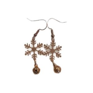 Ohrringe Schneeflocke