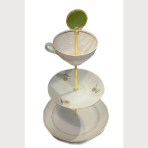 Etagere Sonnenblumen – Weiß