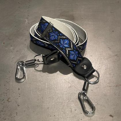 Taschengurt - Lilie Blau