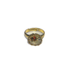 Ring – Ziffernblatt Rosen und Schmetterling – Love