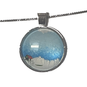 Kette – Bäume Blau