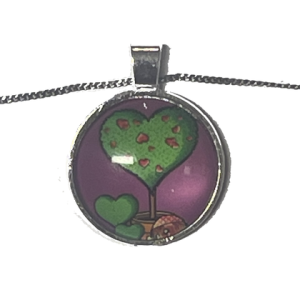 Kette – Herzbaum im Topf