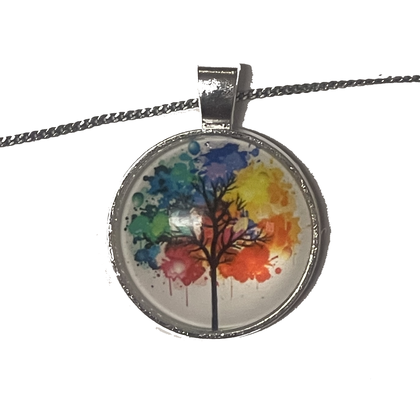 Kette - Baum Aquarell